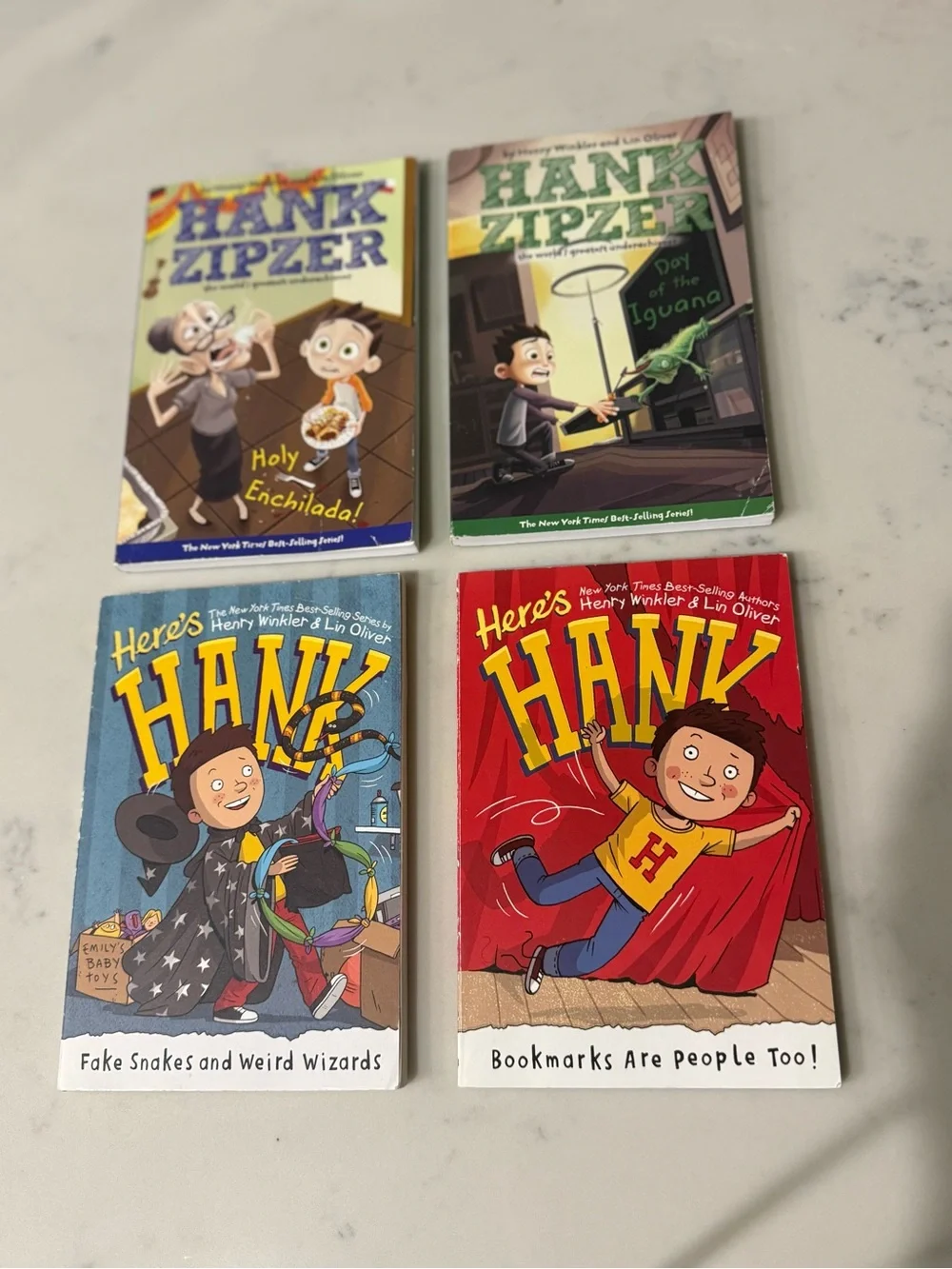 Hank Zipper Lot of 4 Books by Henry Winkler - Paperback - Kid’s Fiction